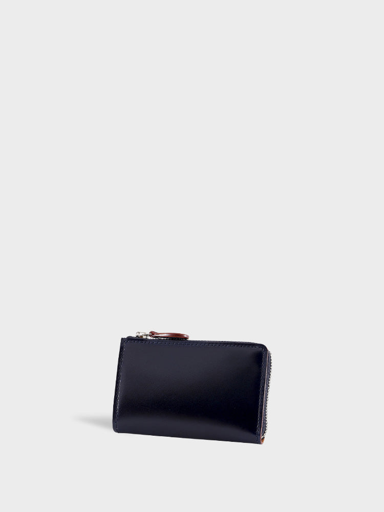 CORDOVAN L zip coin purse