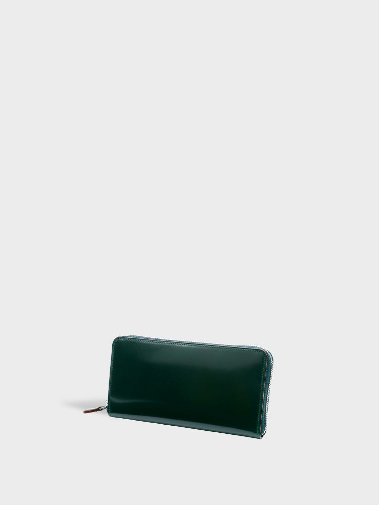 CORDOVAN R.C. Round Zipper Wallet