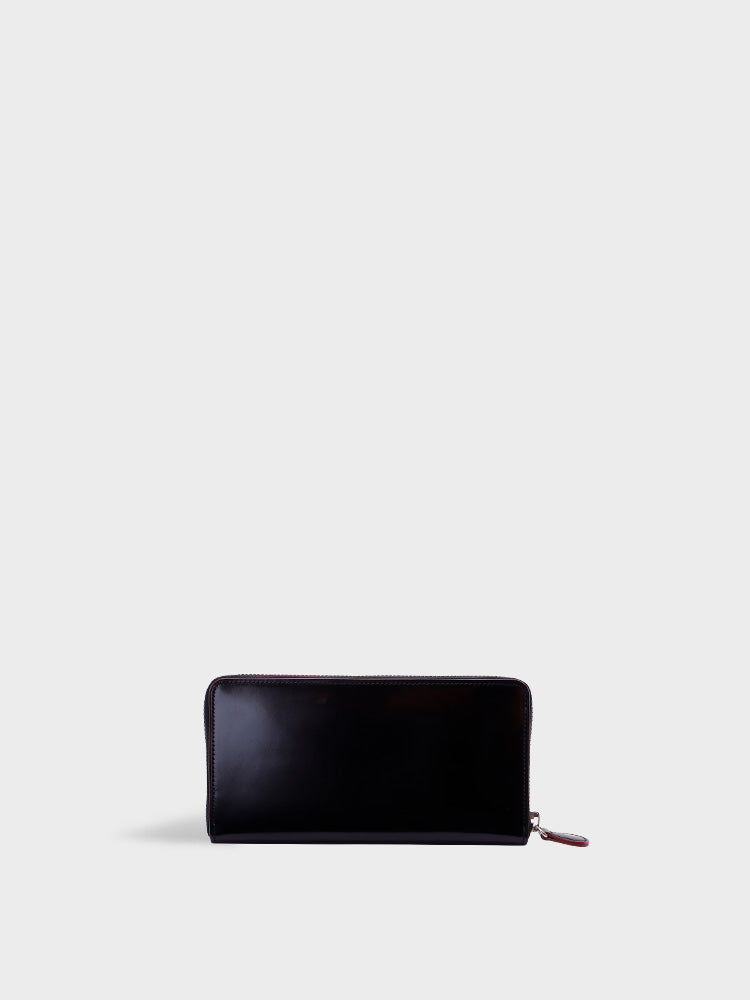 CORDOVAN R.C. Round Zipper Wallet