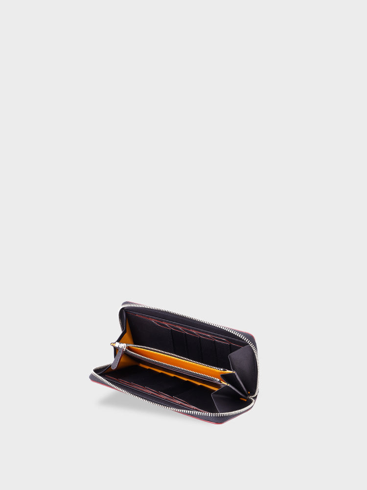 CORDOVAN R.C. Round Zipper Wallet
