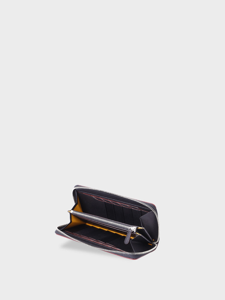 CORDOVAN R.C. Round Zipper Wallet