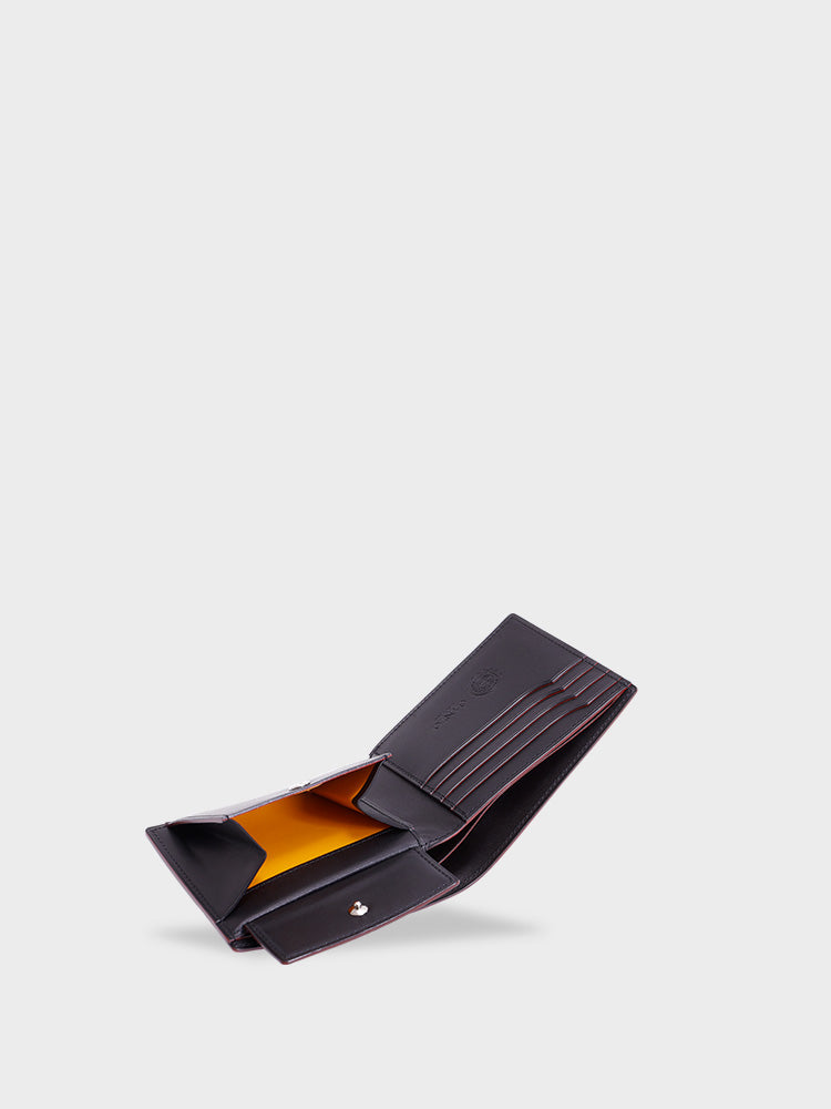 CORDOVAN R.C. Bi-fold Wallet with Coin Purse