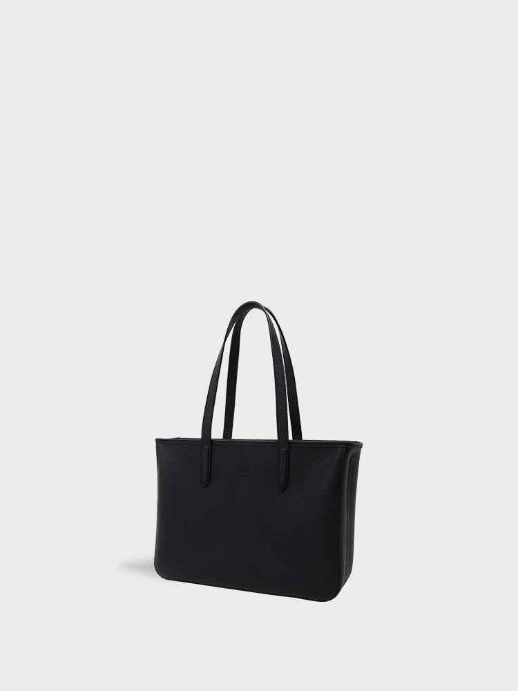 MATTE SHRINK Horizontal Tote Bag with a zipper