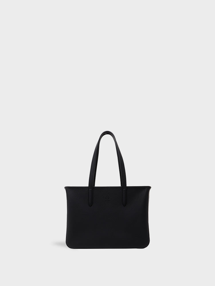 MATTE SHRINK Horizontal Tote Bag with a zipper
