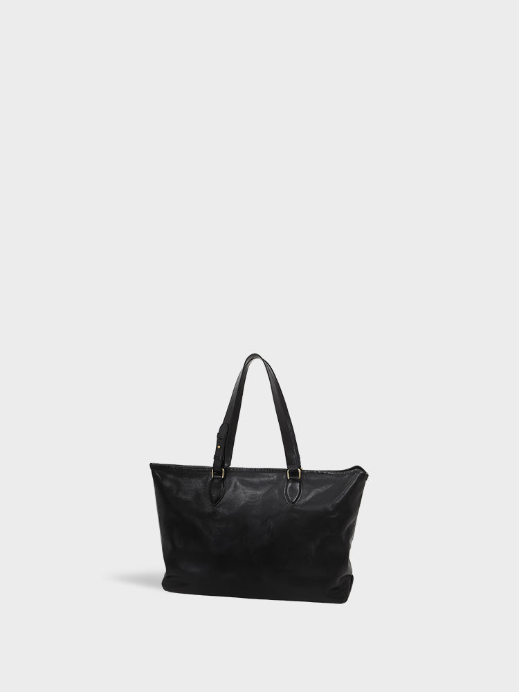 SACCHETTO 5 Horizontal tote bag with a zipper