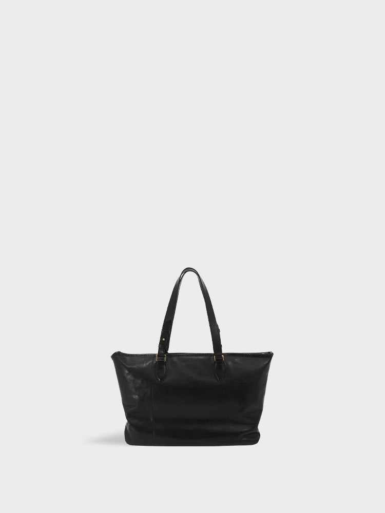SACCHETTO 5 Horizontal tote bag with a zipper