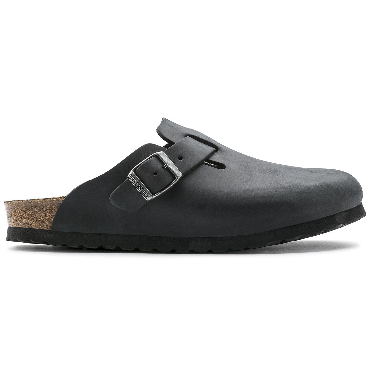 Birkenstock Boston Oiled Leather in Black
