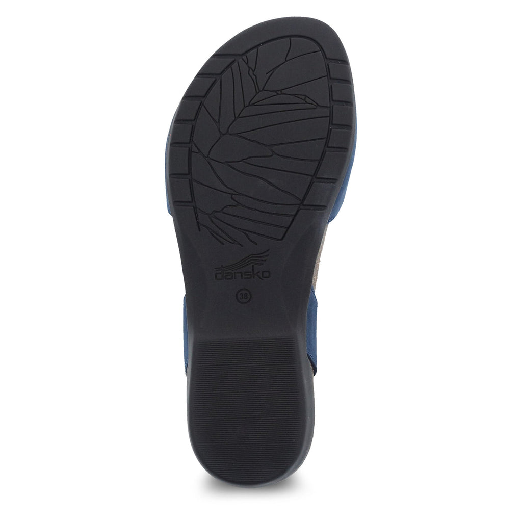 Dansko Women's Rowan in Navy Milled Nubuck Mary Jane
