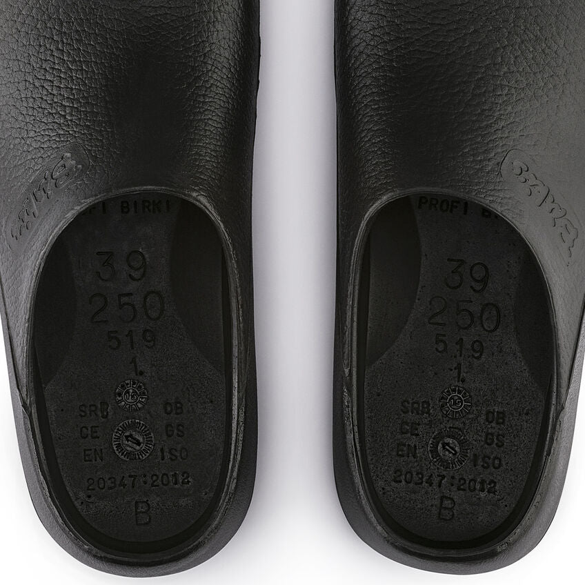 Birkenstock Profi-Birki Non-Slip Polyurethane in Black