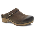 Dansko Women's Berry in Mushroom Burnished Nubuck Mule