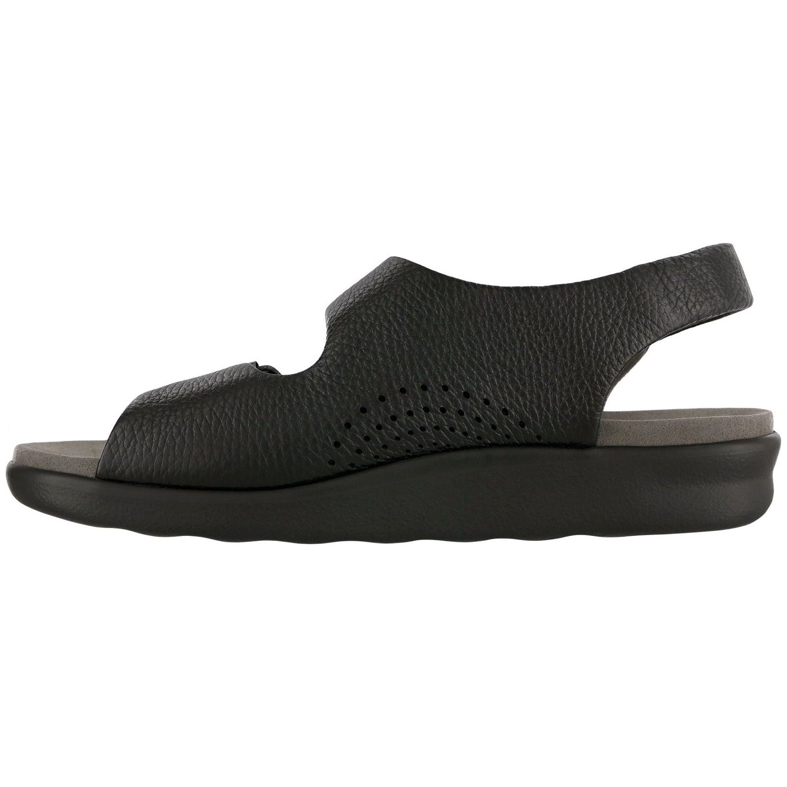SAS Men's Bravo Heel Strap Sandal in Black