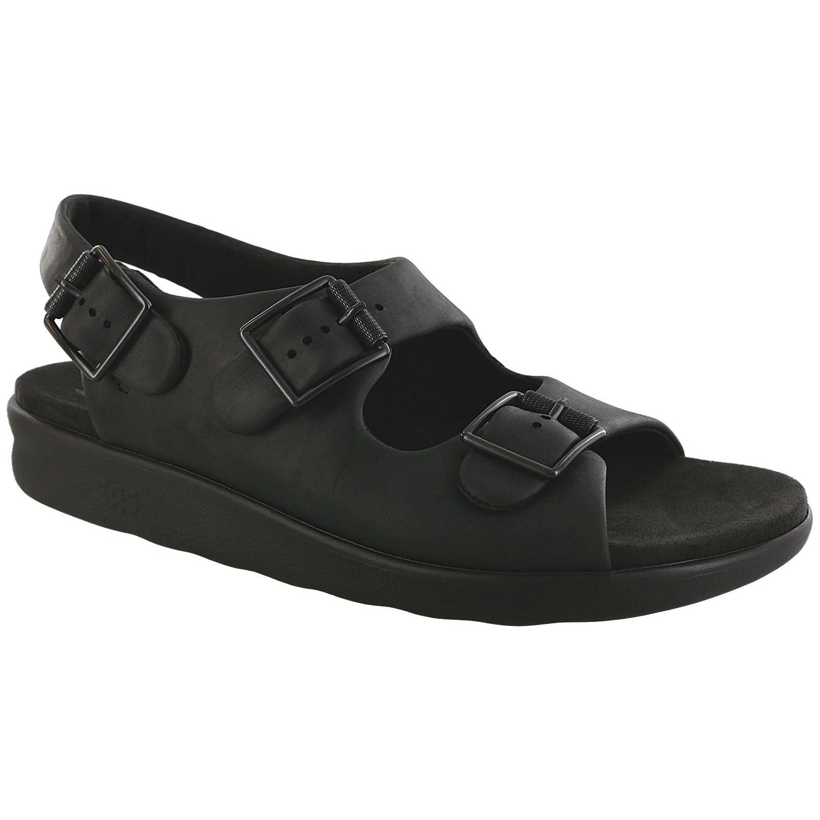SAS Men's Bravo Heel Strap Sandal In Black Bear