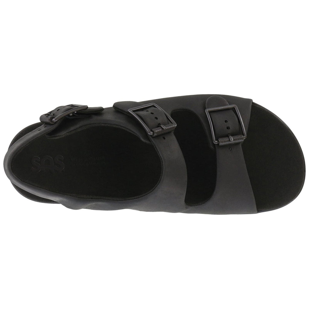 SAS Men's Bravo Heel Strap Sandal In Black Bear
