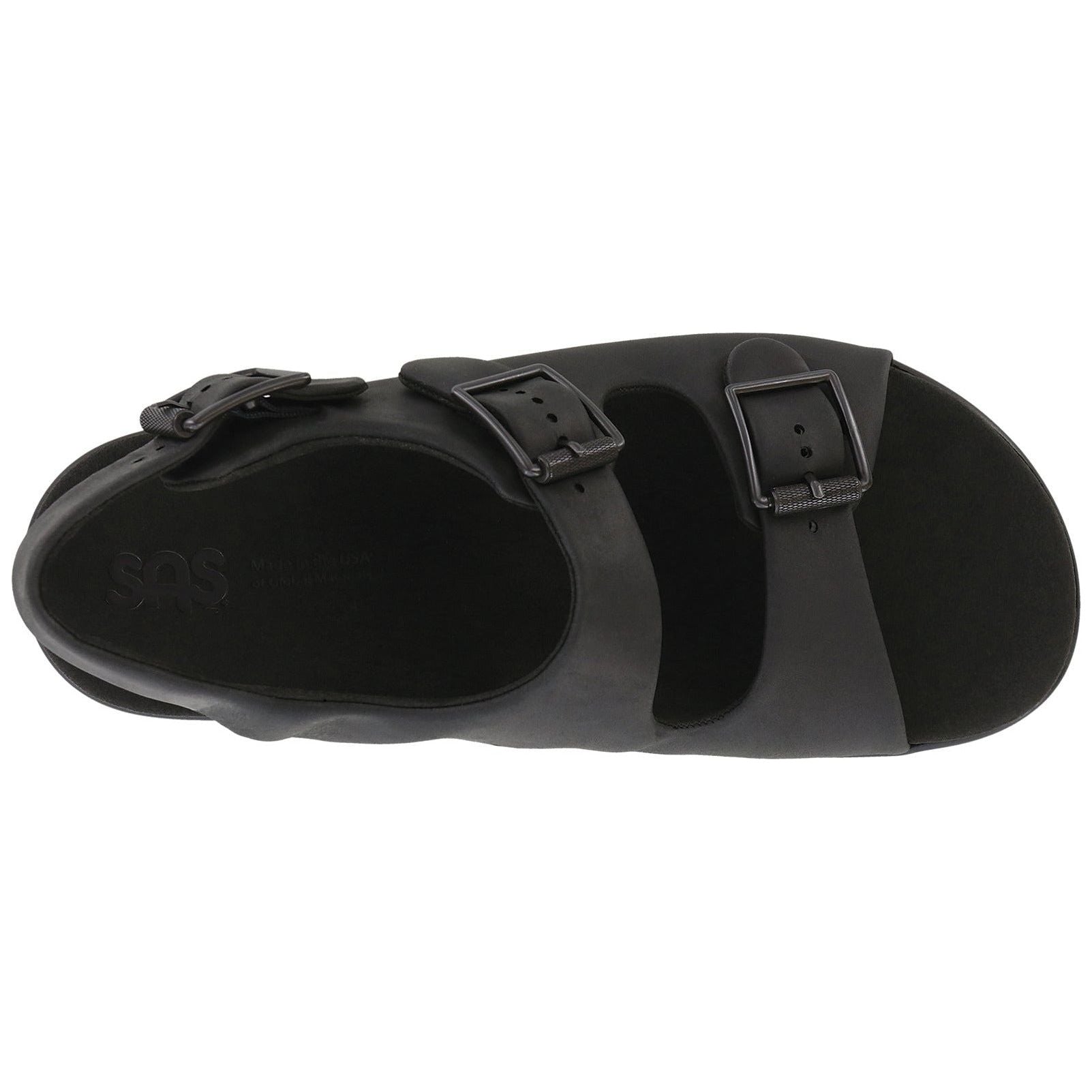 SAS Men's Bravo Heel Strap Sandal In Black Bear