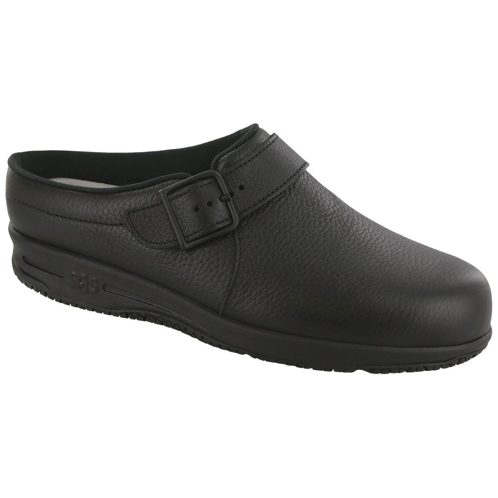 SAS Women's Clog SR Slip Resistant Loafer in Black Wide