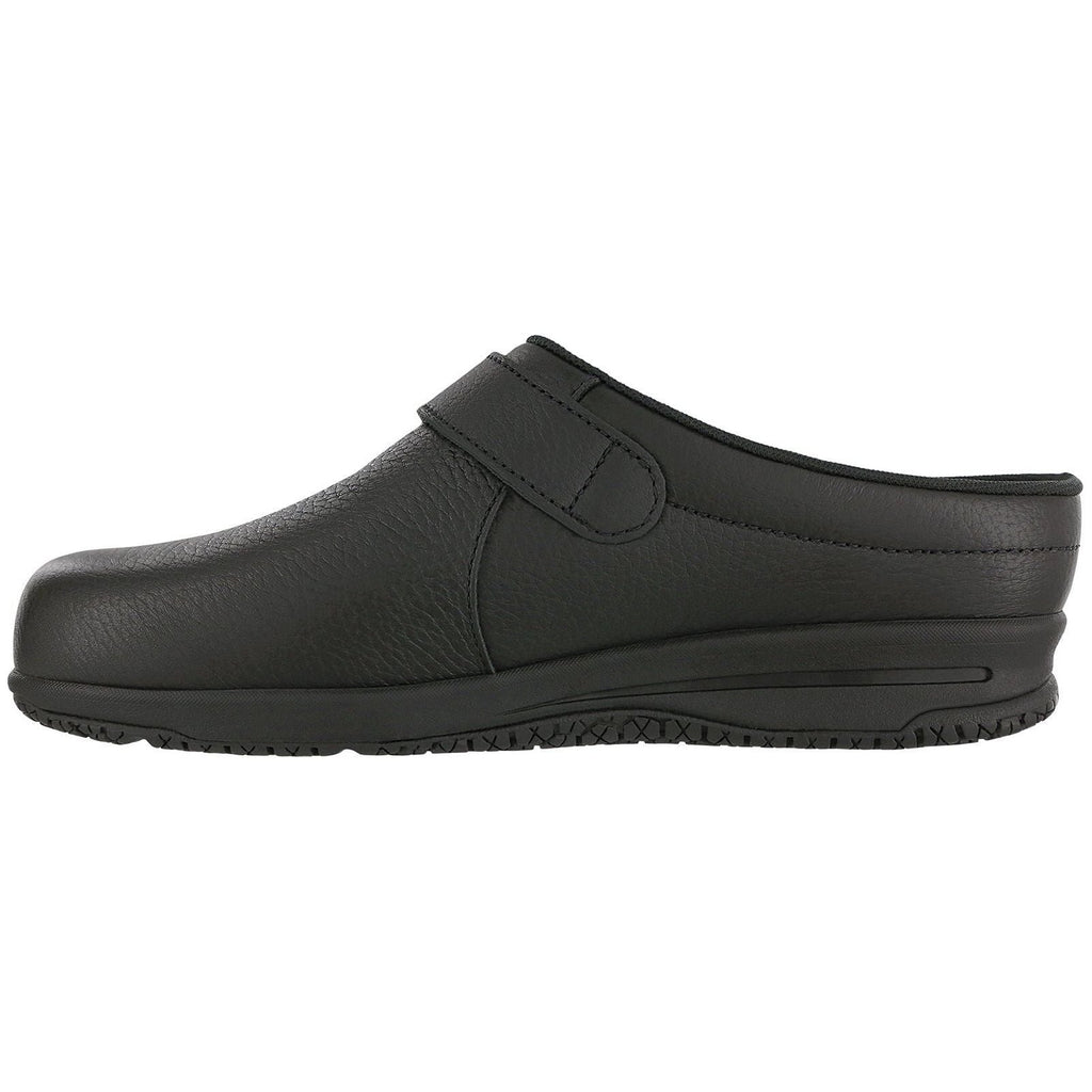 SAS Women's Clog SR Slip Resistant Loafer in Black Wide