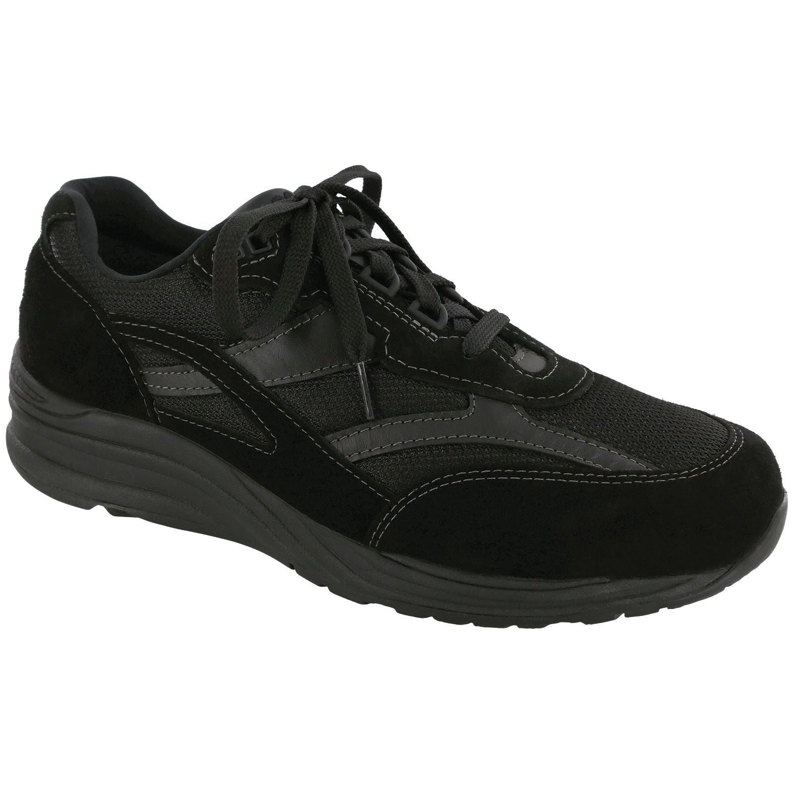 SAS Men's Journey Mesh Lace Up in Black
