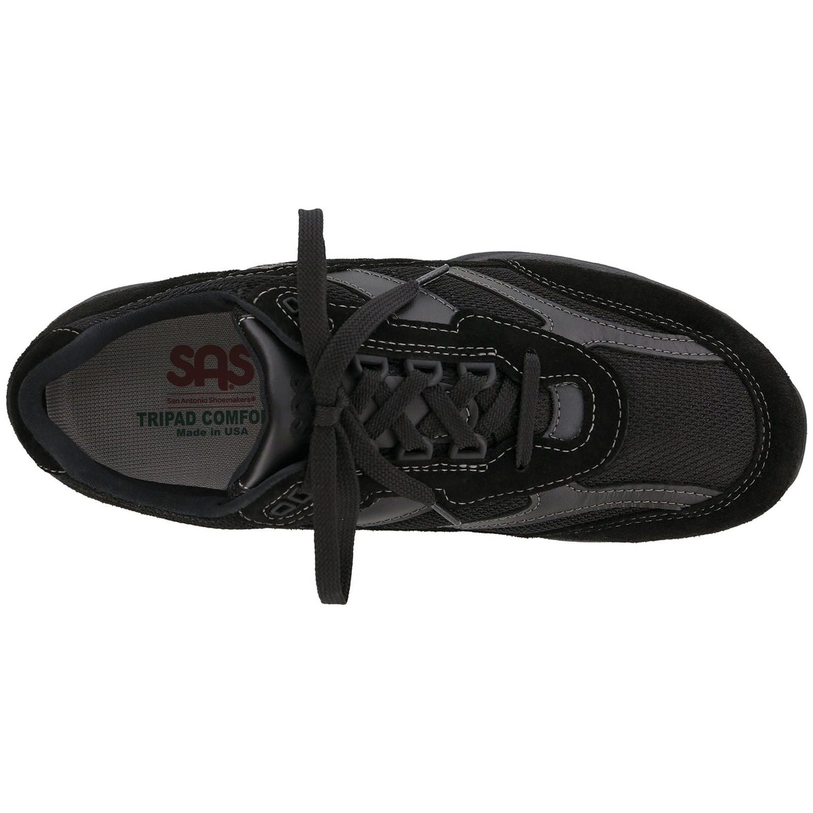 SAS Men's Journey Mesh Lace Up in Black