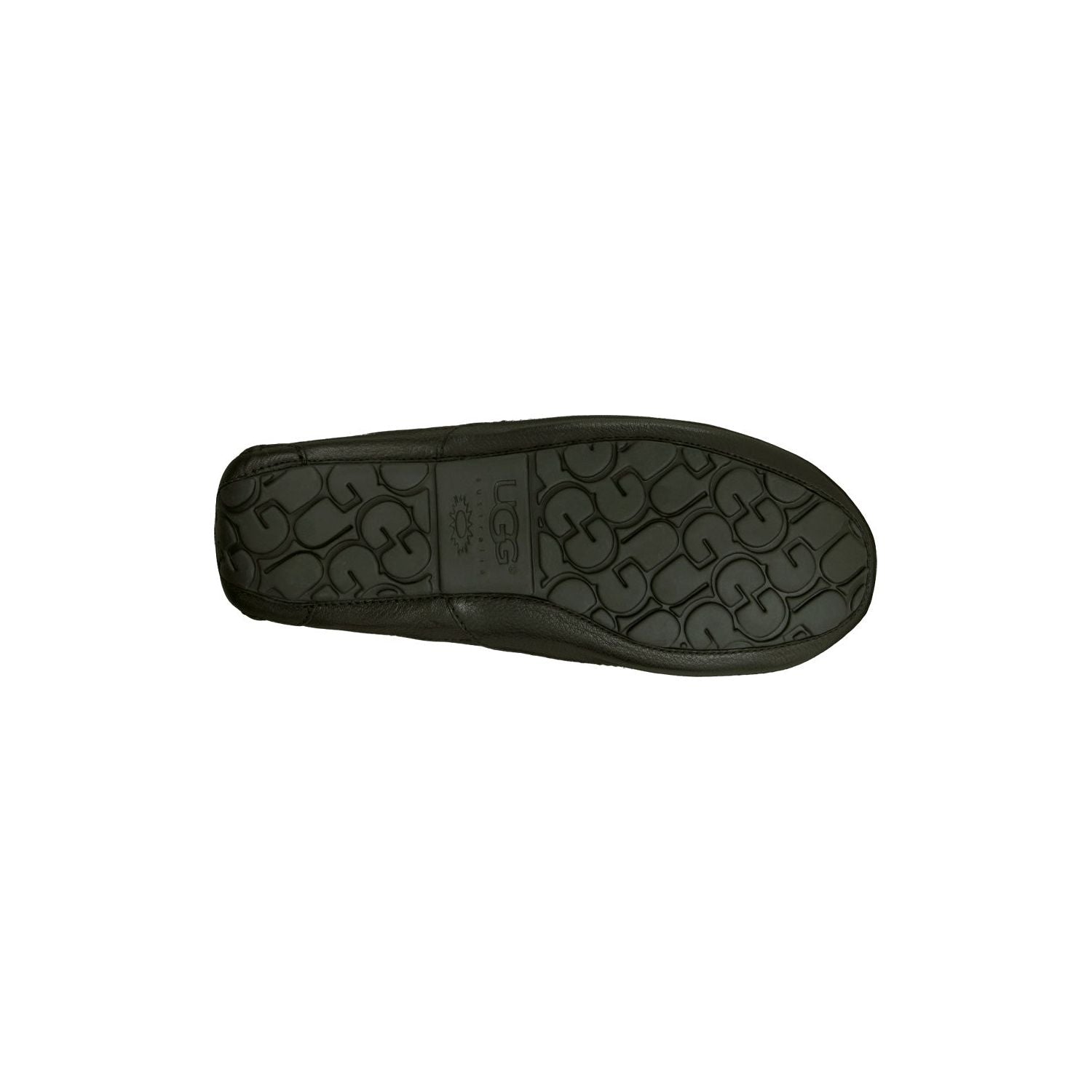 UGG Men's Ascot Leather Slipper in Black