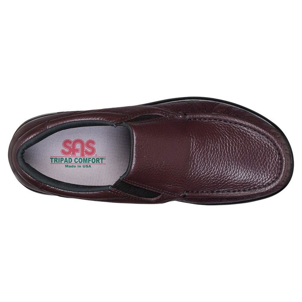 SAS Men's Side Gore Slip On in Cordovan