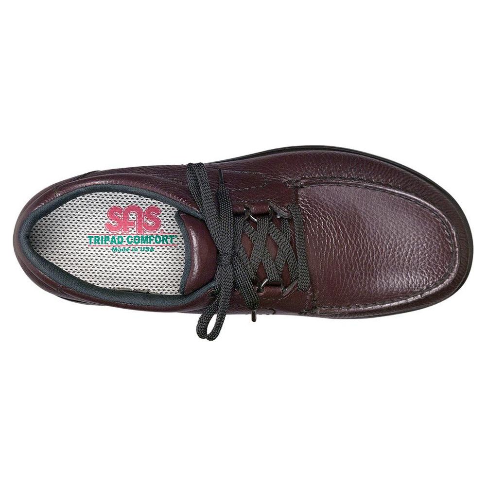 SAS Men's Bout Time Lace Up Loafer in Cordovan