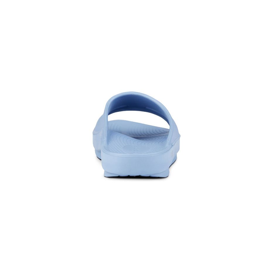 OOFOS Unisex Ooahh Slide Sandals in Neptune Blue