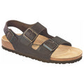 Birkenstock Milano Natural Leather Oiled in Habana