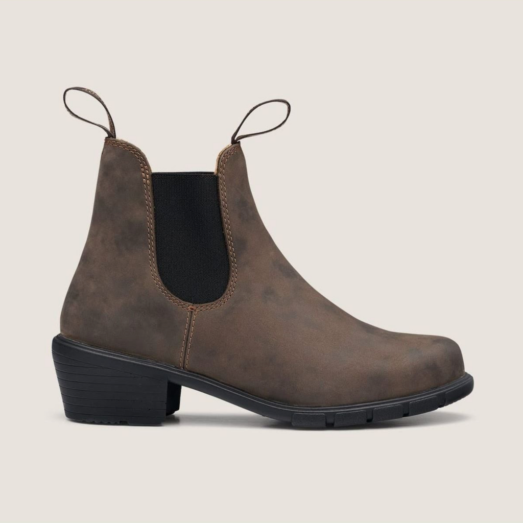 Blundstone Women's Series 1677 Heeled Boots in Rustic Brown