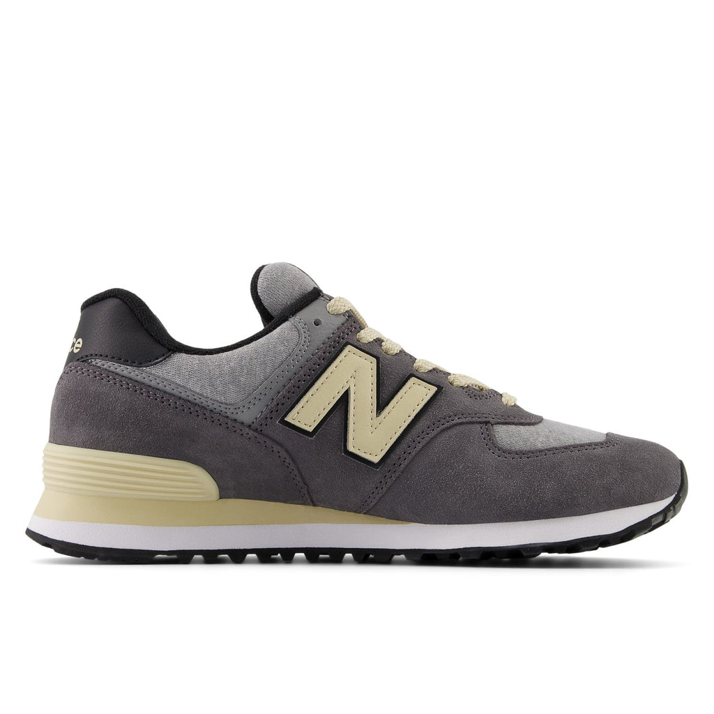 New Balance 574 in Magnet with Sandstone