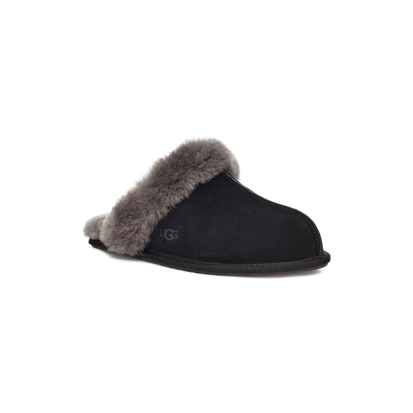 UGG Women's Scuffette II Slipper in Black Grey