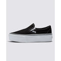 Vans Classic Slip-On Stackform Shoe in Black Classic White