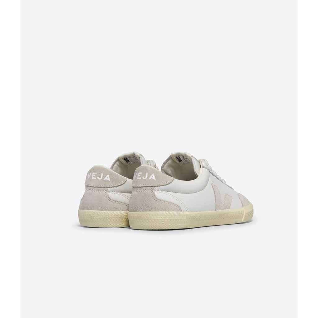 Veja Women's Volley Leather Sneaker in White Natural