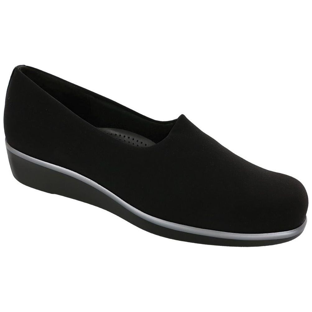 SAS Women's Bliss Slip On Wedge in Black