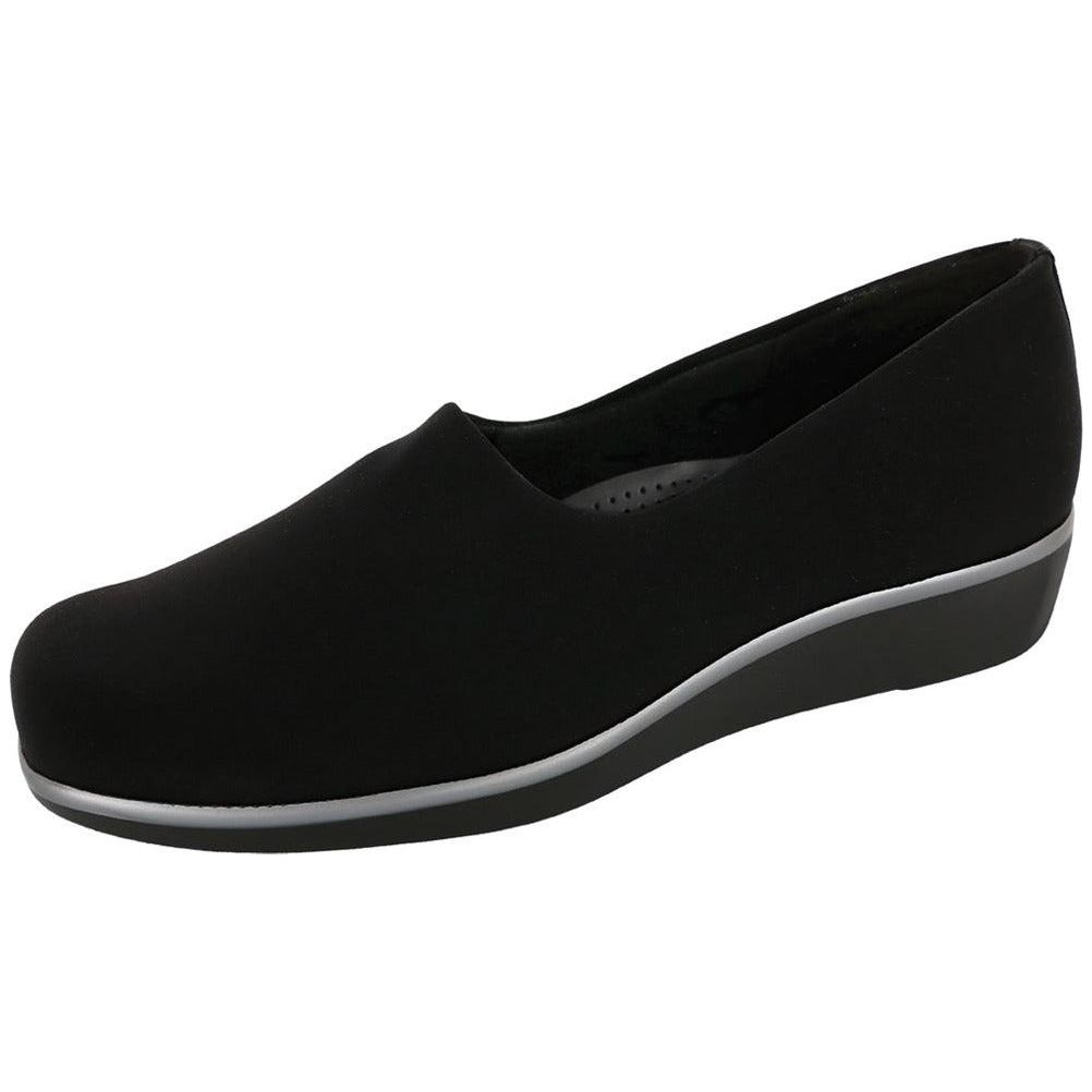 SAS Women's Bliss Slip On Wedge in Black