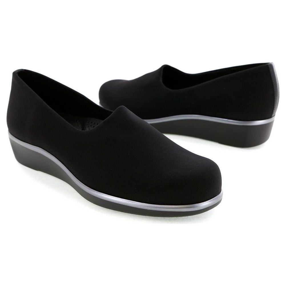 SAS Women's Bliss Slip On Wedge in Black