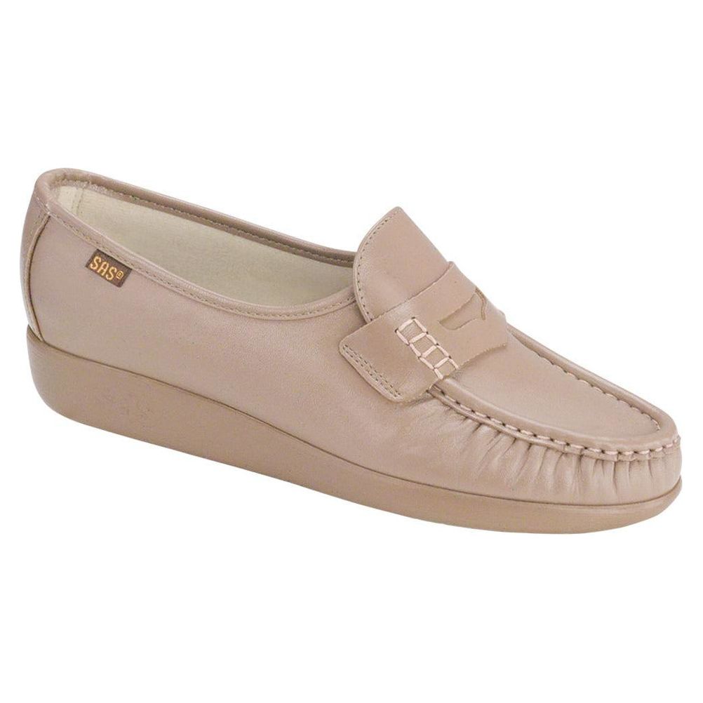SAS Women's Classic Slip-On in Mocha Wide