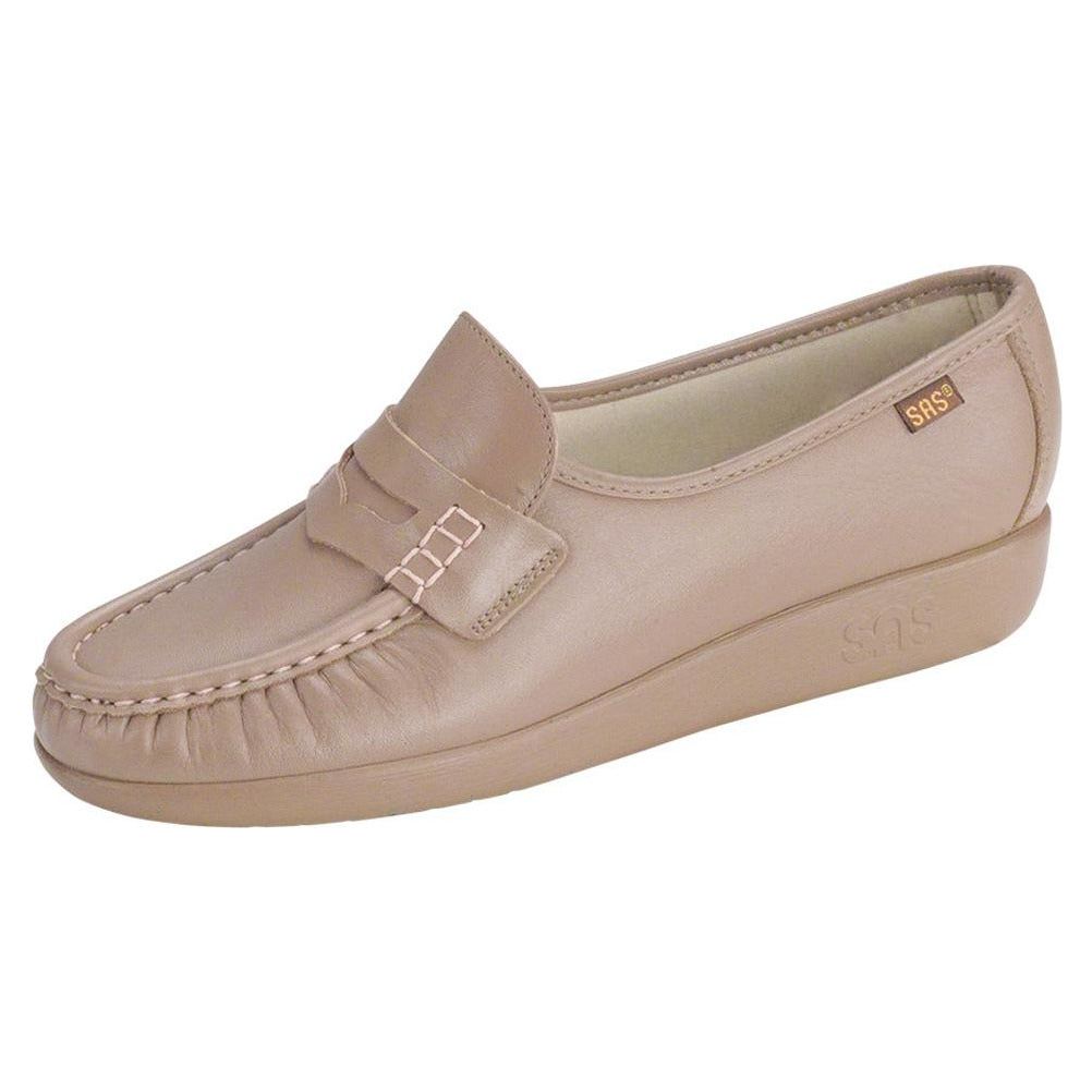 SAS Women's Classic Slip-On in Mocha Wide