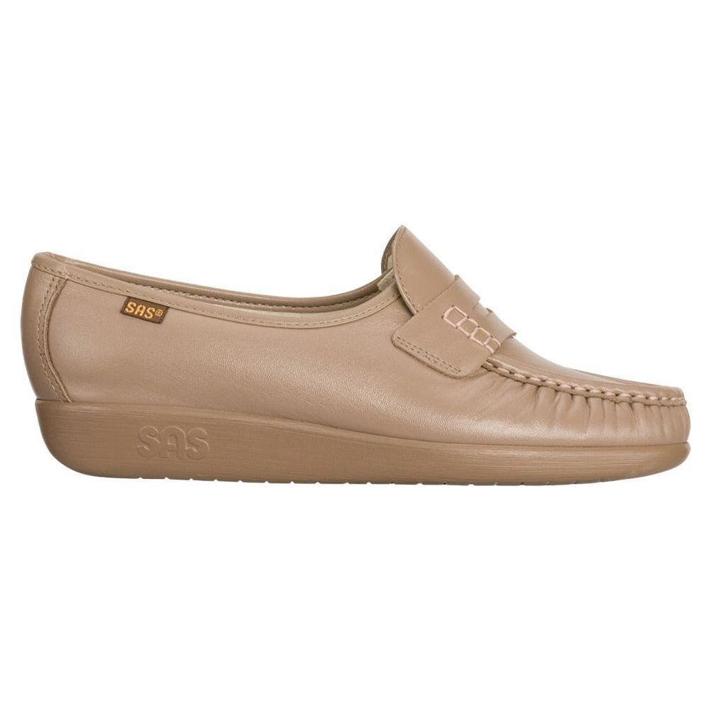 SAS Women's Classic Slip-On in Mocha Wide
