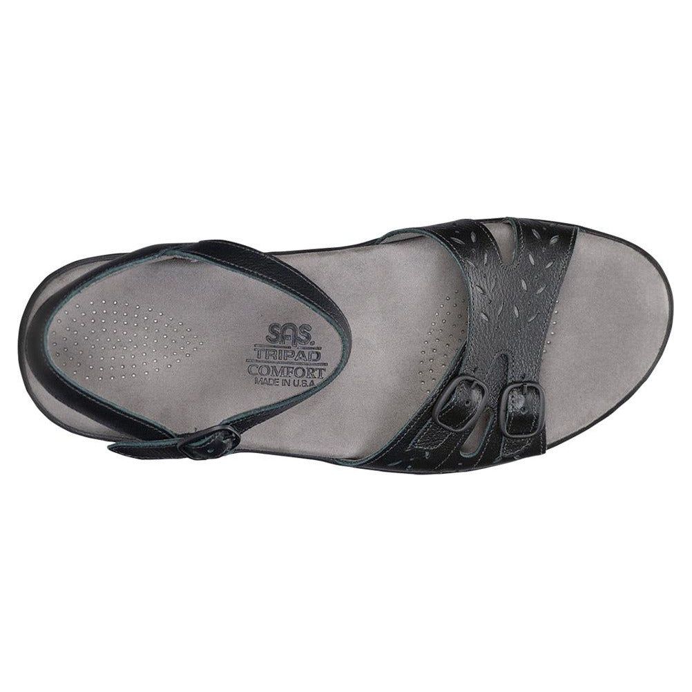 SAS Women's Duo Quarter Strap in Black Wide