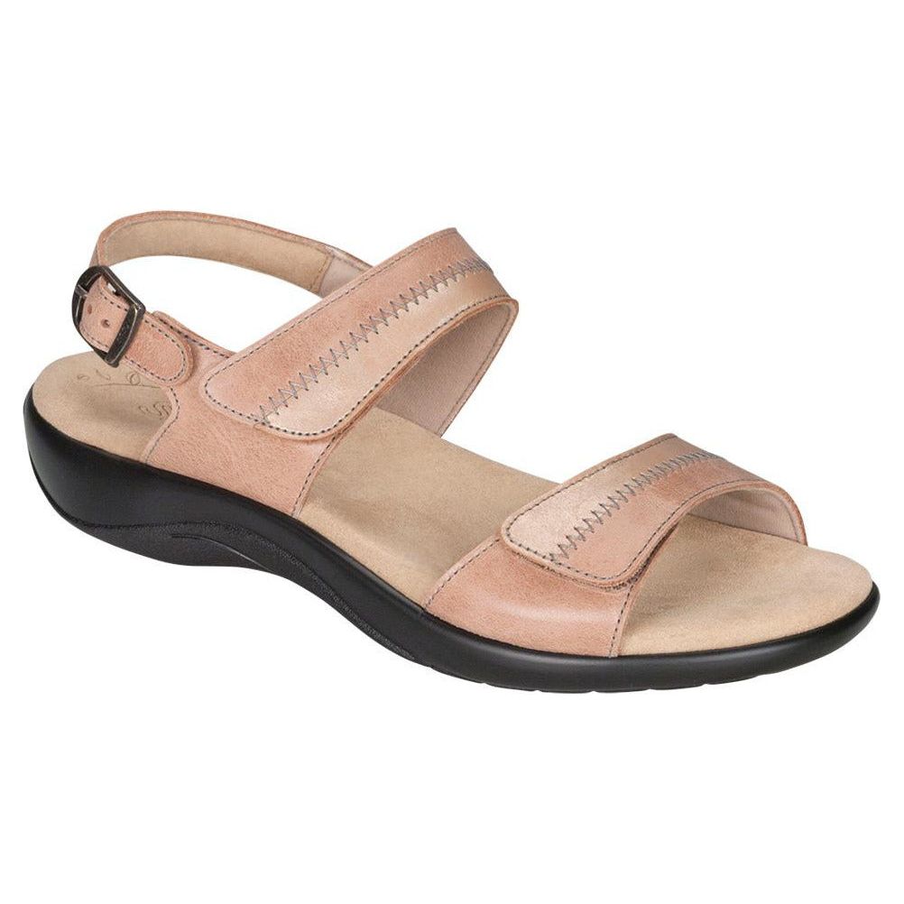 SAS Women's Nudu Heel Strap Sandal in Dawn Wide