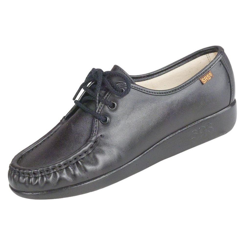 SAS Women's Siesta Lace Up Loafer in Black