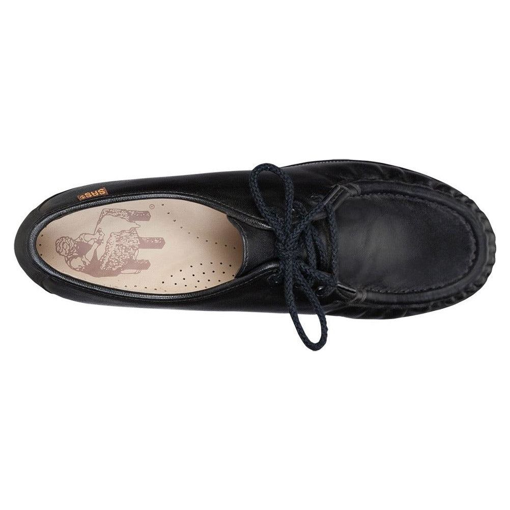 SAS Women's Siesta Lace Up Loafer in Black
