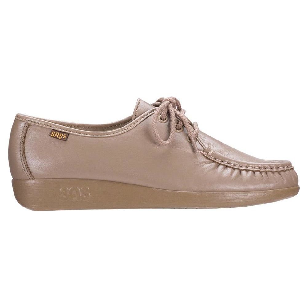 SAS Women's Siesta Lace Up Loafer in Mocha Wide