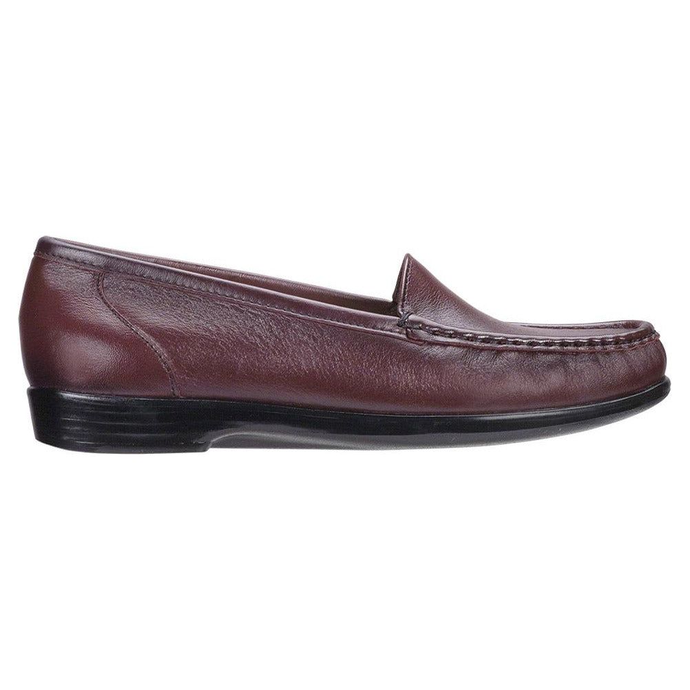SAS Women's Simplify Slip-On Loafer in Antique Wine Wide