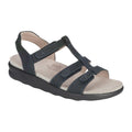 SAS  Women's Sorrento T-Strap Sandal in Nero Wide