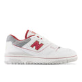 New Balance Men's 550 in White Shadow Grey Cardinal Vegas Gold