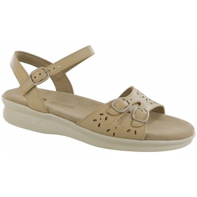 SAS Women's Duo Quarter Strap Sandal in Warm Stone
