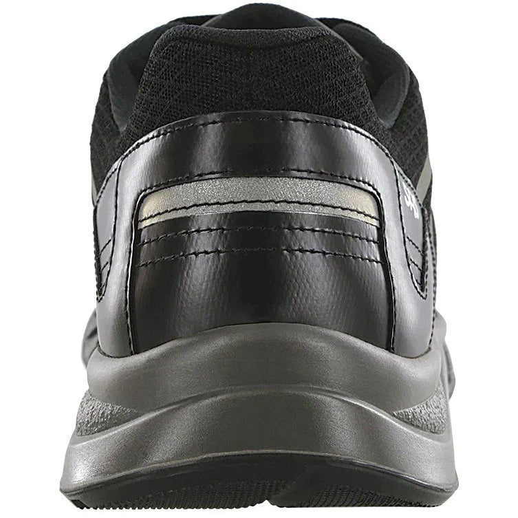 SAS Men's Pursuit Lace Up Sneaker in Black/Gray