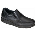 SAS Men's Navigator SR Slip Resistant Non Slip Loafer in Black