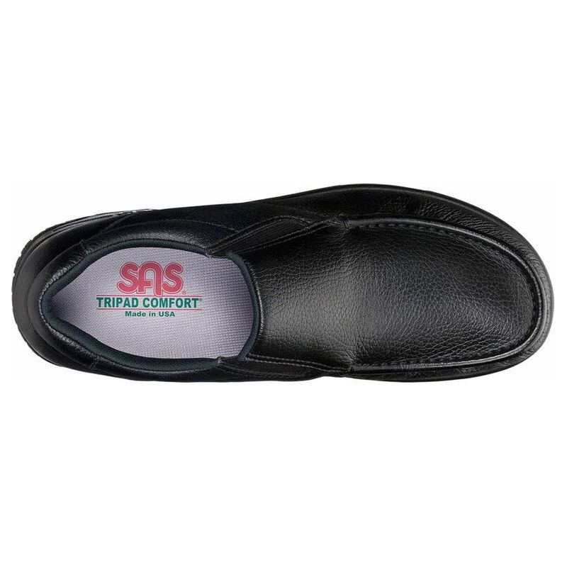 SAS Men's Navigator SR Slip Resistant Non Slip Loafer in Black